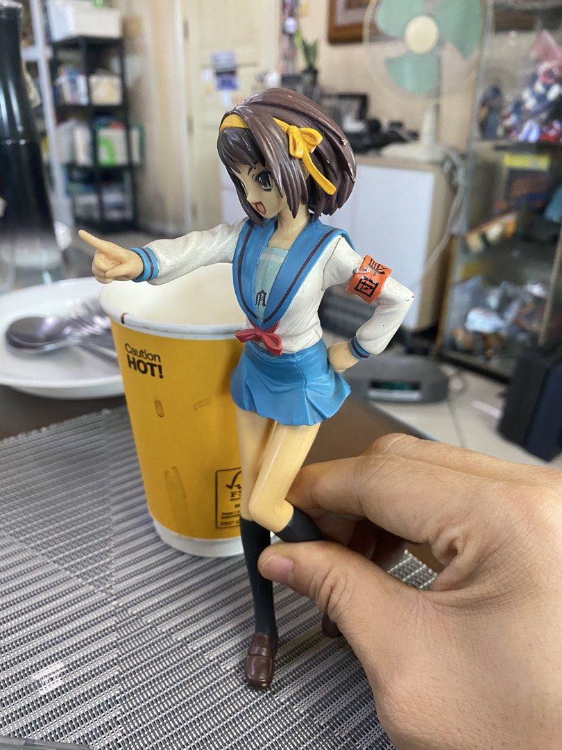 Haruhi Suzumiya SEGA Prize Figure Suzumiya Haruhi no Yuuutsu Loose No Box / Stand - Preloved / As Is (Category: Toys & Games) located in Manila. Submitted by madmaxshop (Listing ID 1436132946, Image 3). Description: .