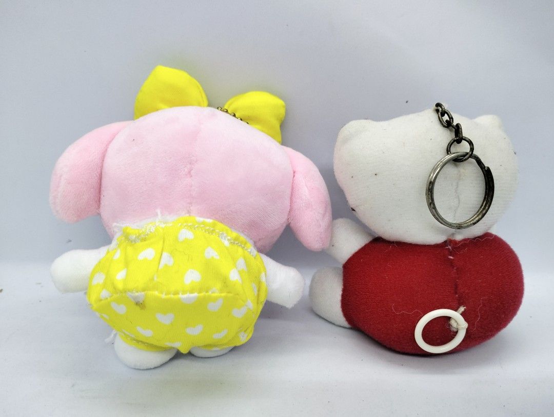 Hello Kitty and Melody Charm Stuffed Toy ser (Category: Plushies & Soft Toys) located in Baguio. Submitted by toys_of_yesteryear (Listing ID 1436260328, Image 3). Description: 📌loc. Baguio 💸Fix Price ------------------------- Send price offer only when you are SURE to buy. I will not entertain Lowballers or barat offer " If your offer is accepted, please ensure you follow through prompt updates rather than disengaging (seen mode only) stay in t