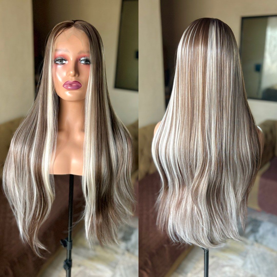Highlights Lace Front Wig (Brand New!) (Category: Hair Accessories) located in Manila. Submitted by stellarwigs (Listing ID 1436274298, Image 1). Description: Highlights Lace Front Wig For Sale! Price: ₱1500 only! (brand new) ✅FREE PARTING (13x4) (30 Inches) ✅Can be curled or straightened and washed. ✅Futura Fiber Close to human hair. ✅Thick High Quality Hair. ✅What you see is what you get. ✅On Hand! Shipping available nationwide. ✅Same day deliv