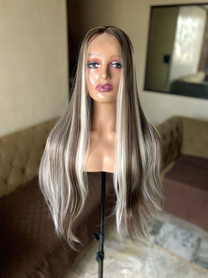 Highlights Lace Front Wig (Brand New!) (Category: Hair Accessories) located in Manila. Submitted by stellarwigs (Listing ID 1436274298, Image 2). Description: Highlights Lace Front Wig For Sale! Price: ₱1500 only! (brand new) ✅FREE PARTING (13x4) (30 Inches) ✅Can be curled or straightened and washed. ✅Futura Fiber Close to human hair. ✅Thick High Quality Hair. ✅What you see is what you get. ✅On Hand! Shipping available nationwide. ✅Same day deliv