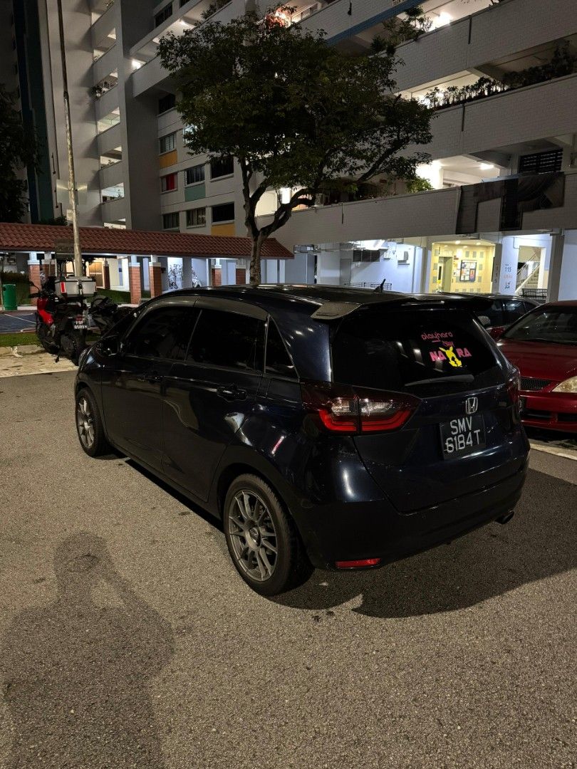 Honda Fit 1.3 LED Honda Sensing (A) (Category: Used Cars) located in Singapore. Submitted by blvckspero (Listing ID 1347098037, Image 3). Description: Category PARF Car Honda Fit 1.3 GF Led sensing 2020 model Type of Vehicle Hatchback Features Responsive 1.3L DOHC I-VTEC engine with 5 speed CVT auto transmission, good fuel consumption. View specs of the Honda Fit Accessories Sports rims(O.Z Racing),New leather seats, upgraded C1 Android System wi