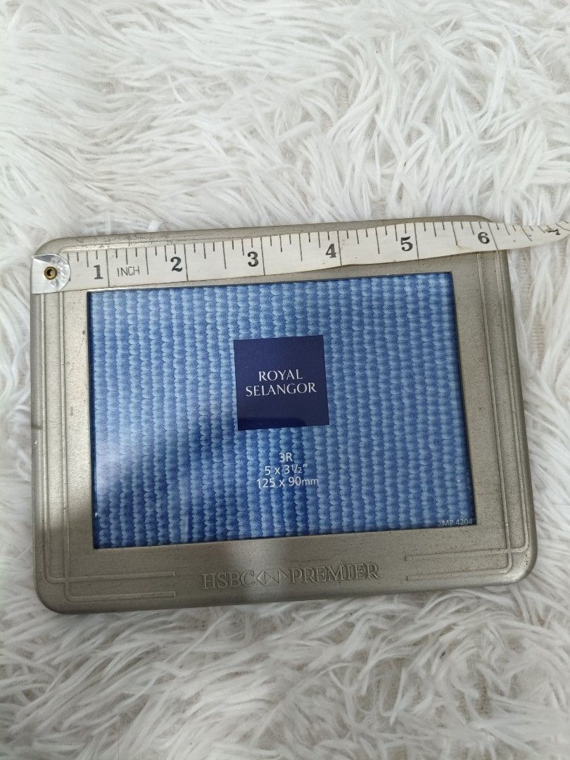 HSBC Premier Royal Selangor Pewter Photo Frame, Furniture & Home Living ...