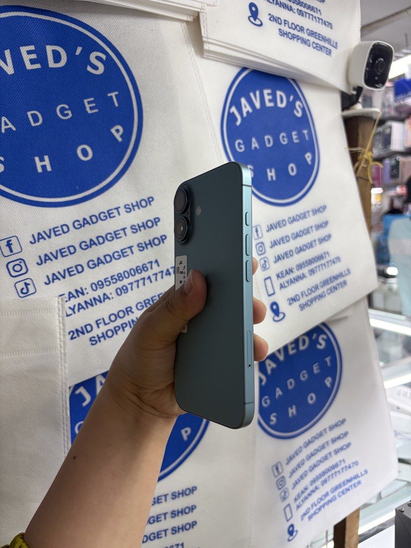 Iphone 16 128gb 100% batt Smartlocked (Category: iPhone 16 Series) located in San Juan City. Submitted by javedsgadgetshop (Listing ID 1436232761, Image 3). Description: INSTALLMENT OPTIONS : SPAY LATER / GGIVES / CREDIT CARD! WE BUY AND SELL SO PWEDE MAGBINTA OR SWAP ! Quick Specs : 32,000 💵 Iphone 16 •128gb •NTC Variant •100% batt health •Smartlocked •97% Smoothness •No hidden issue | No Repaired •100% Authentic | Not Refurbished •w/ OEM Charg