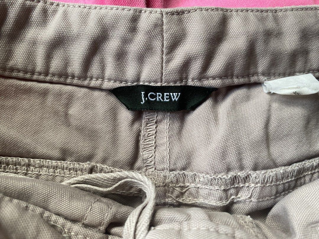 J. Crew Chino Shorts - Assorted Colors (Category: Shorts) located in Mandaluyong City. Submitted by declutteringmodenow (Listing ID 1436176731, Image 3). Description: - J.Crew Chino Shorts - Set of 3 - Colors: Pink, Taupe, Green - Size: 00, fits XS - Material: 100% Cotton - Features: Classic design, pockets - Perfect for casual wear - Comfortable, broken-in feel.