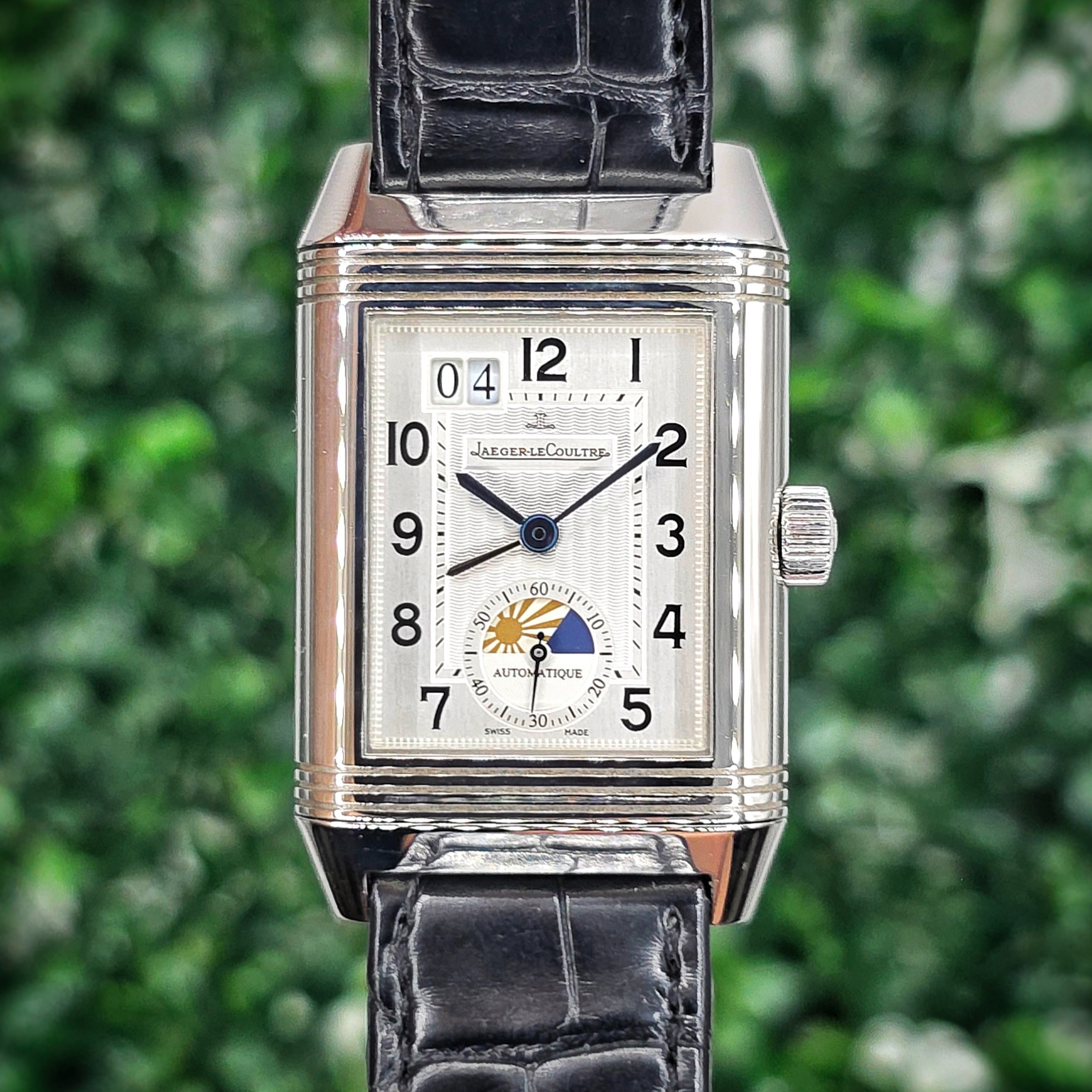 JLC Jaeger LeCoultre Grande Reverso 240.8.72 GMT Monoface Q3038420 ...