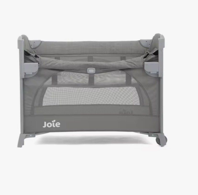 Joie Playpen/ Crib Bedside Sleeper (Category: Cots & Cribs) located in Quezon City. Submitted by Tasi671 (Listing ID 1436187882, Image 2). Description: - Suitable for babies from birth to 15kg. - Full-size bassinet that removes and attaches easily. - Mesh lining on all four sides for ventilation. - Removable mattress for naptime or playtime. - Compact and folds for easy travel or storage. - Includes a travel bag. - Zip-open side for easy entry. K