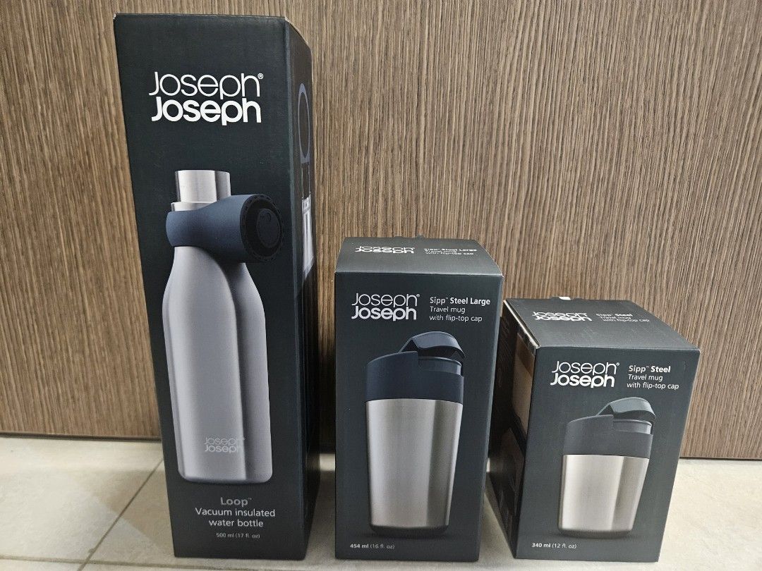 Joseph Joseph vaccum insulated bottle n mug
