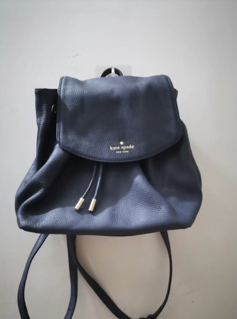 Kate spade dark blue bagpack original10 inch (Category: Backpacks) located in Quezon City. Submitted by viflor (Listing ID 1436139151, Image 1). Description: 3899 original price is 16k - Authentic Kate Spade backpack - Dark blue color - Classic Kate Spade design - Stylish and versatile.