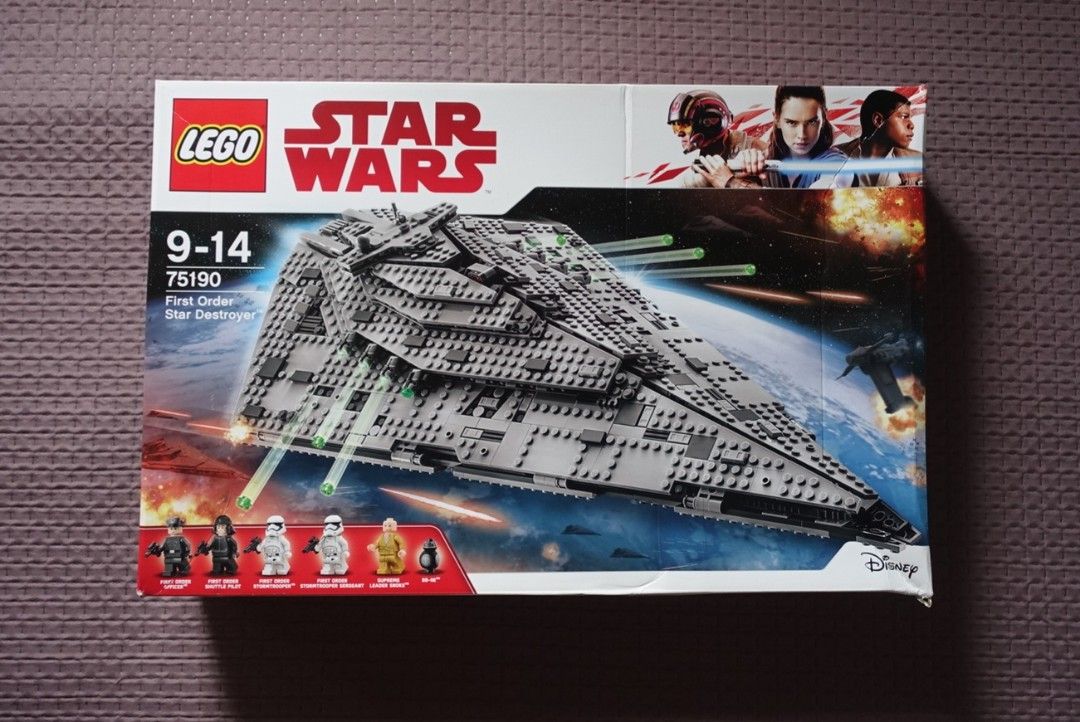 Lego 75190 First Order Star Destroyer (Category: Lego & Building Sets) located in Las Pinas. Submitted by mikerc (Listing ID 1436119245, Image 3). Description: Lego 75190 First Order Star Destroyer Rare set retired October 2019 Original Sealed Meetups in Alabang area or via courier.