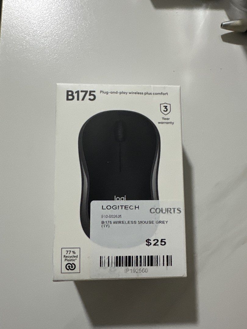 Logitech B175 Wireless Mouse - Grey445937179763025920