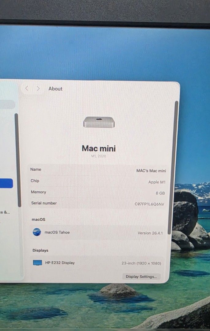 MAC MINI M1 LIKE NEW445685387347240960