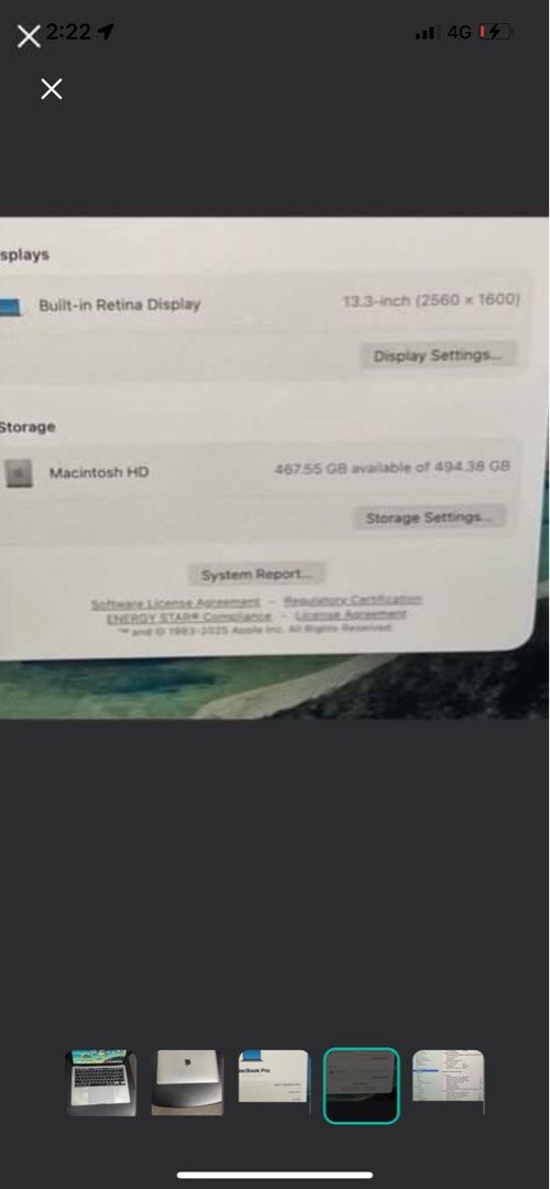MacBook Pro 13 inch M2 24gb 512gb445664141321195523