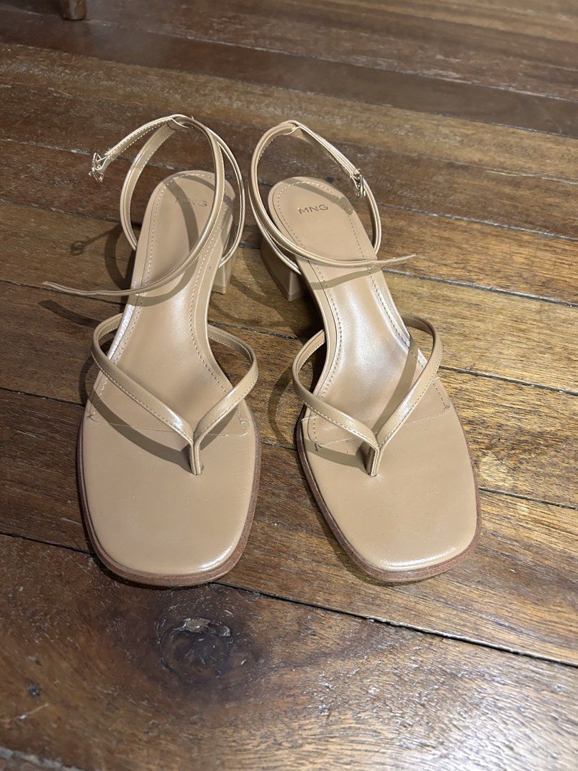 Mango Strappy Heels (EU41) (Category: Heels) located in Rizal. Submitted by de_clutter_withMe (Listing ID 1436244894, Image 3). Description: Used thrice only. RFS: too big on me. Pinilit ko lang isuot. I’m really EU40. Masyadong malaki sakin huhu Bought on Zalora last Dec. 2025 for ₱1944.