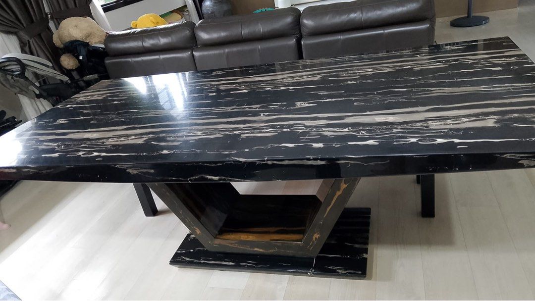 Marble dining table