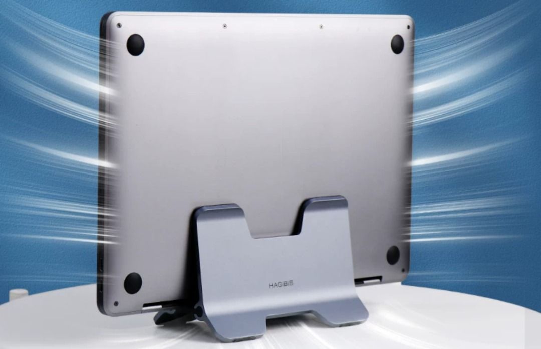 Metal Vertical Gravity Laptop Stand464866470139668482