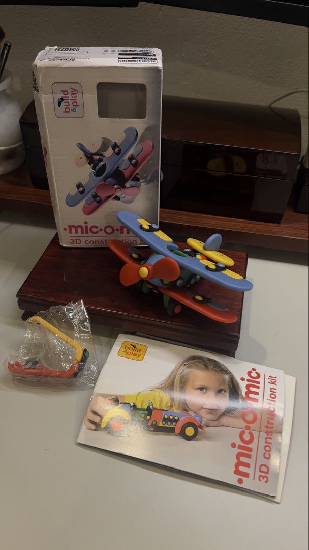 Mic o mic plane building blocks like lego (Category: Lego & Building Sets) located in Paranaque City. Submitted by btslite (Listing ID 1436181400, Image 1). Description: - Length 4” - Mic o mic plane building blocks like lego - As is ⚠️ Condition: Pre-loved / second-hand. Not brand new—may have minimal signs of use. 📍 Location: Parañaque City (near SM Bicutan) 💳 Payment: GCash / Bank Transfer/BPI/BDO 🚚 Shipping: • Lalamove (within Metro Manila