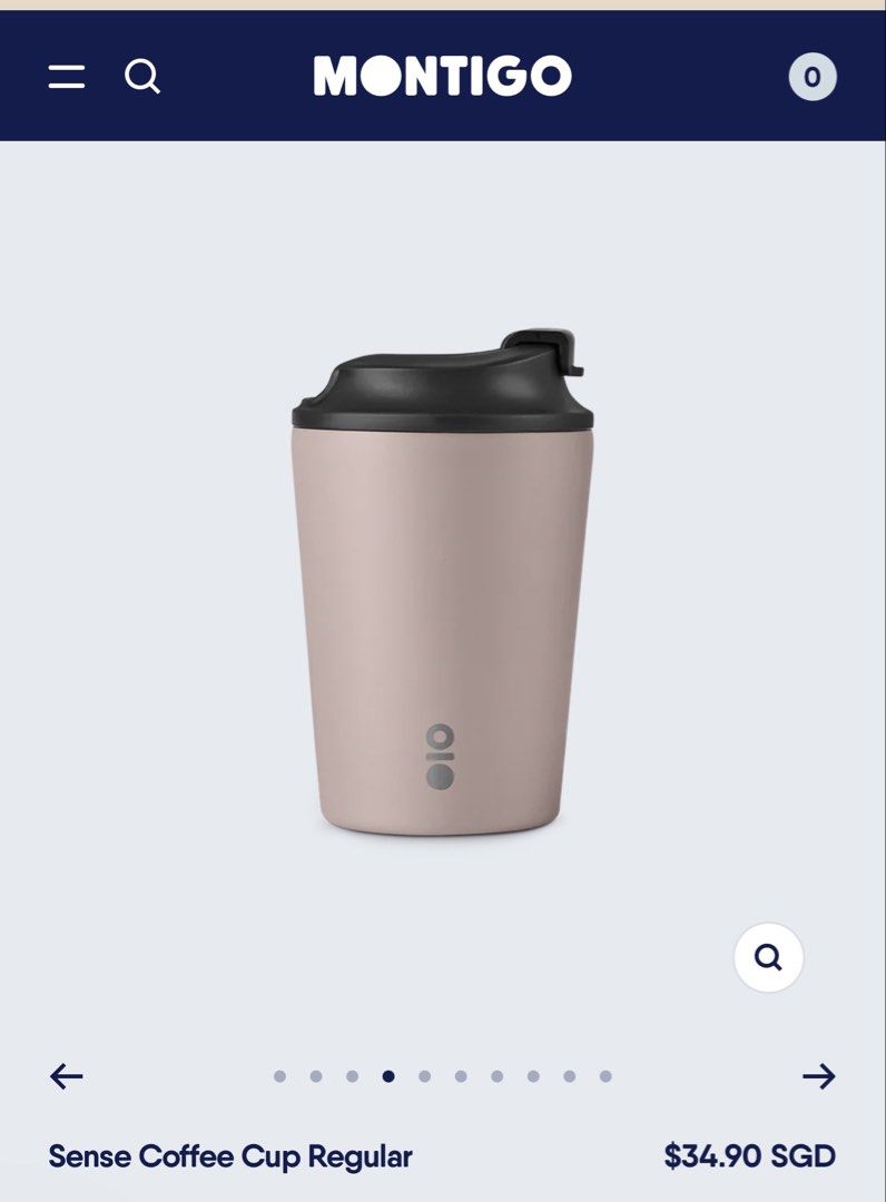 Montigo Sense Coffee Cup - Timberwood