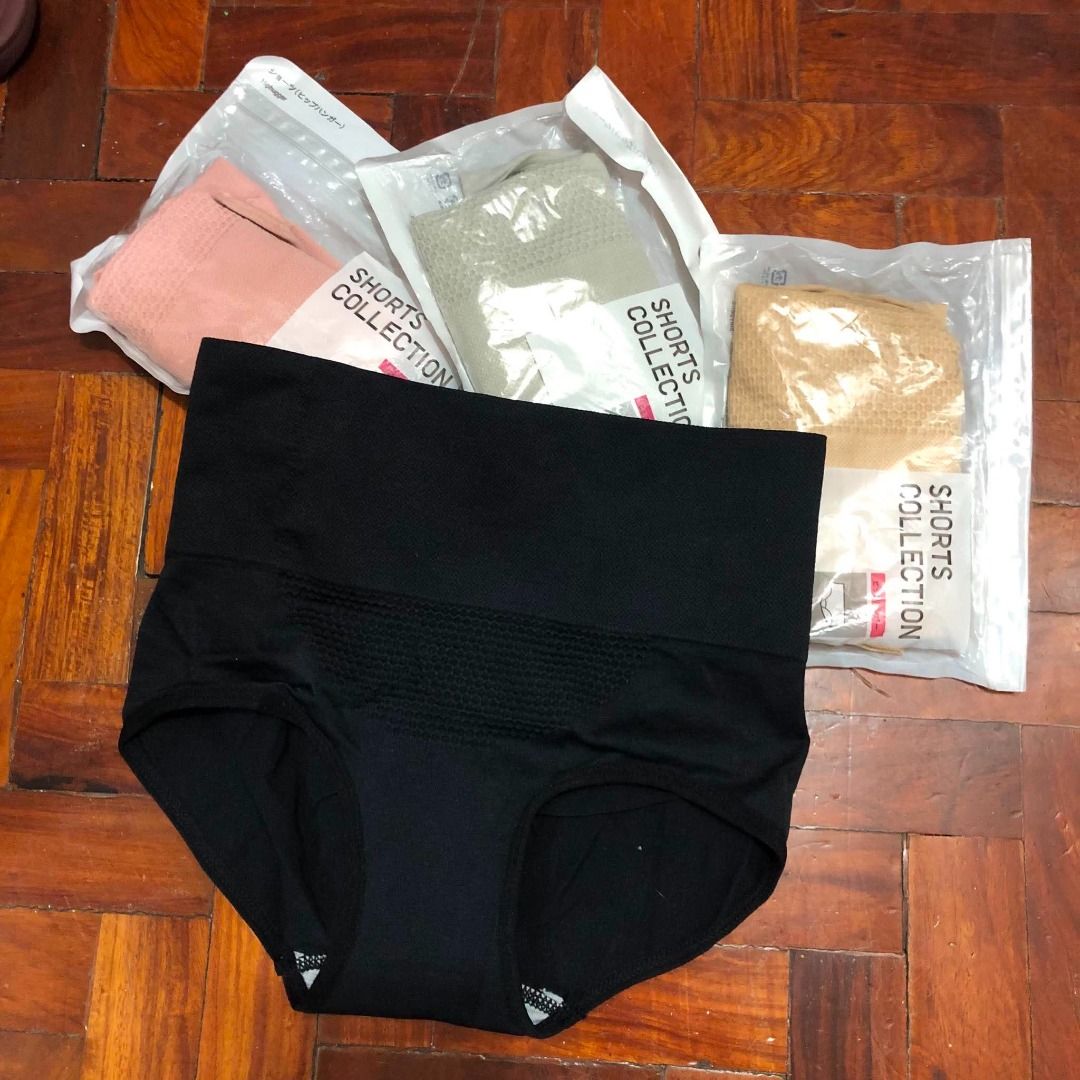 Munafie Slimming Panty 4 pcs Assorted Colors (Category: Undergarments & Loungewear) located in Manila. Submitted by ohdrew (Listing ID 1436172266, Image 1). Description: Munafie Slimming Panty 4pcs / P98 only - BLACK - NUDE - PINK - GREY 📍BULACAN LOMA DE GATO 📍MEYCUAYAN HERITAGE, BAHAY PARE 📍 SJDM CENTRAL STATION TERMINAL, MERCURY MUZON 📍SM CALOOCAN 📍SM FAIRVIEW.