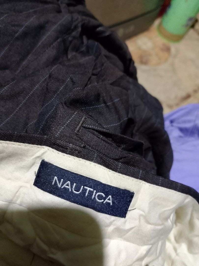 Nautica checkered pants (Category: Trousers) located in Baguio. Submitted by ukay.kayuhjan (Listing ID 1436245614, Image 1). Description: nautica checkered pants 34waist 40length excellent 120₱.