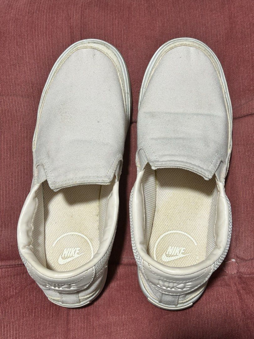 Nike Slip-On Sneakers - Pink (Category: Sneakers) located in Antipolo. Submitted by tinsmarcon (Listing ID 1436203657, Image 1). Description: - pale pink Nike slip-on sneakers - Size: US 7, UK 4.5, EUR 38, CM 24 - Nike logo on insole and heel - Style code: CW6540-601.