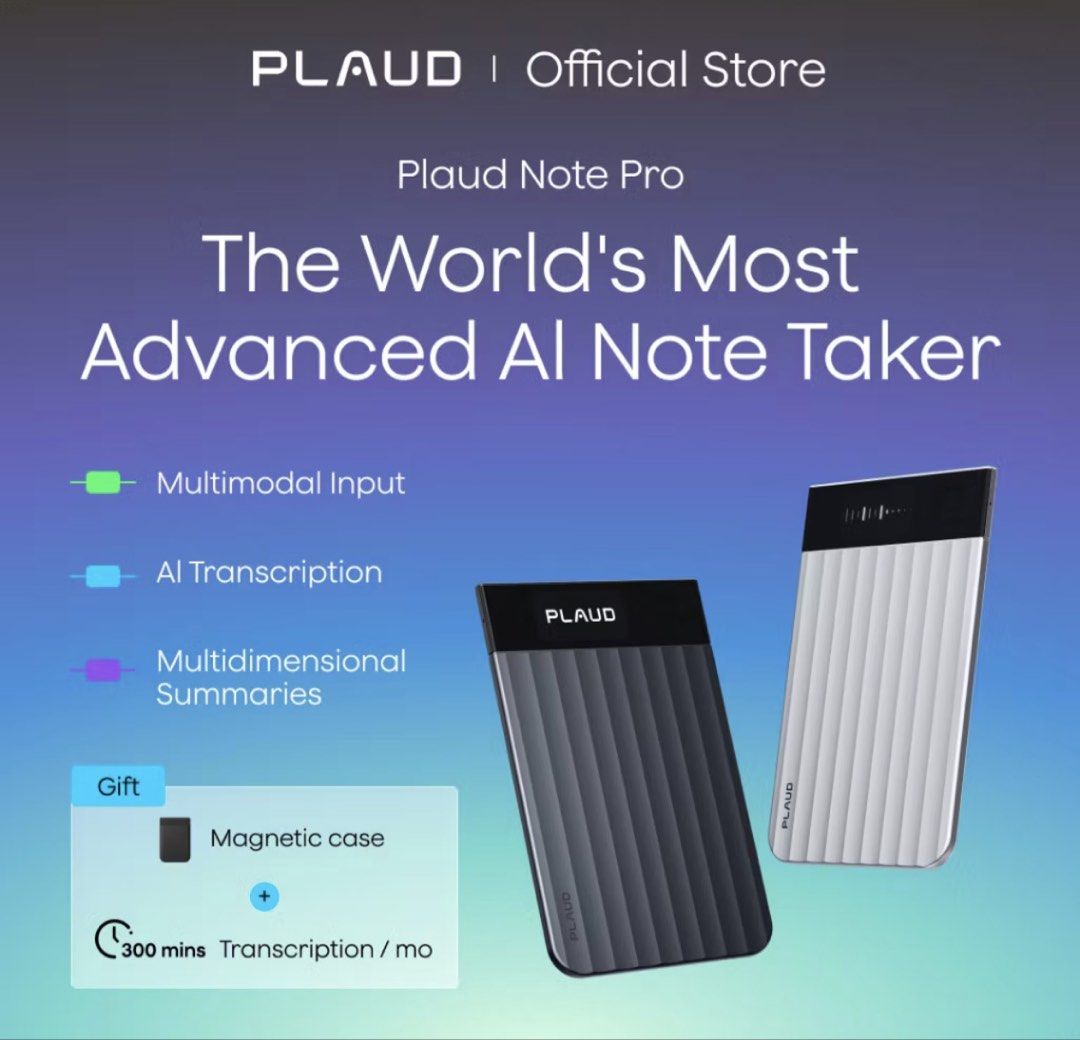 plaud note pro brand new black