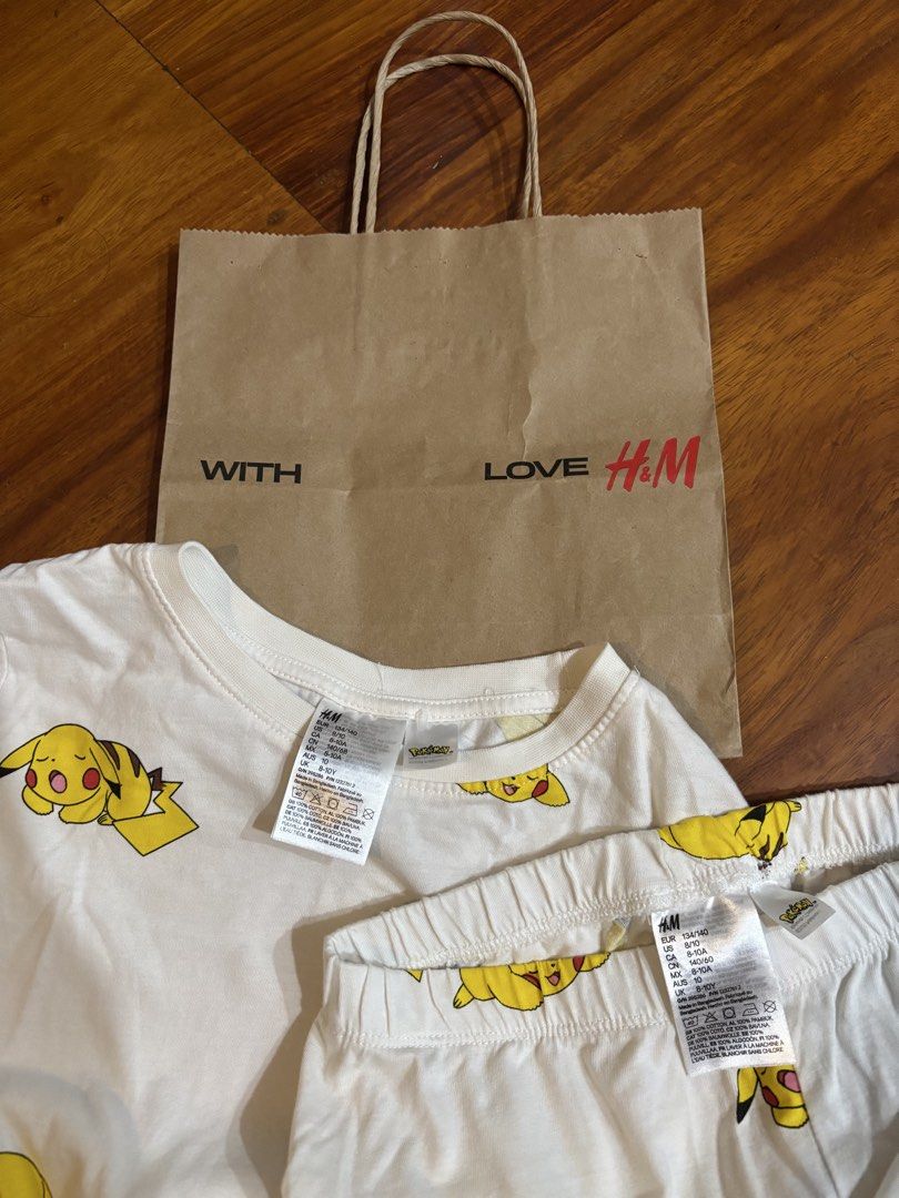 Pokemon Pajamas (Category: Babies & Kids Fashion) located in Pasig City. Submitted by modernbazaar (Listing ID 1436220430, Image 1). Description: Like new for 8-10Y.