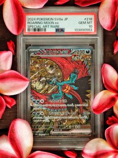 destined rivals pokemon card list price Roaring Moon EX 162 131 (Graded) Case