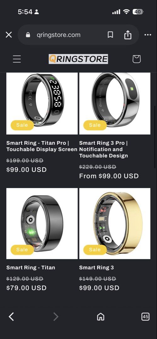 Q Ring Smart Ring 3 in Rose Gold (never used) (Category: Wearables & Smart Watches) located in Marikina City. Submitted by declutter_new (Listing ID 1436165805, Image 2). Description: RFS: Too loose! Ring size: 7 Comes with case 200mAh battery 30 days yung full charge Waterproof 24/7 Magnetic charging Records and analyzes: Skin temp Sleep (rapid eye movement, light-deep) Pulse Heart rate / HRV Body stress Oxygen SpO2 Look up more details nalang s