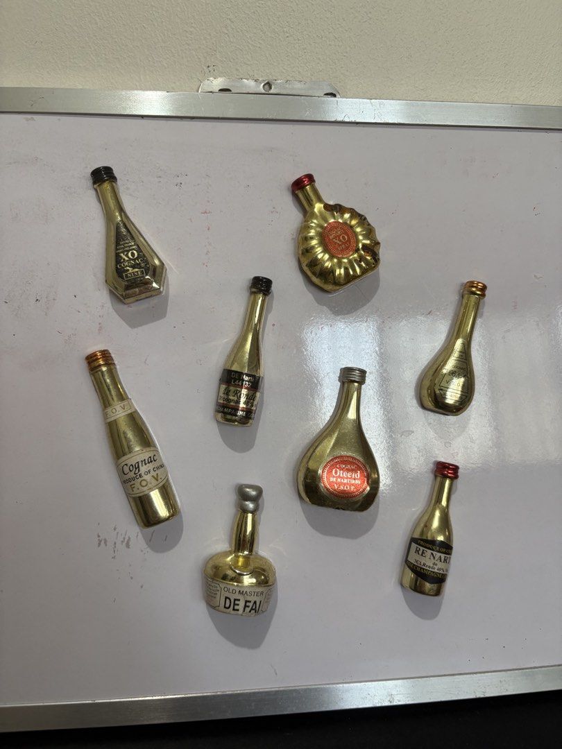Ref Magnets - Gold Bottles (Category: Vintage Collectibles) located in Quezon City. Submitted by meggys_treasures (Listing ID 1436267835, Image 1). Description: - Sold as set.