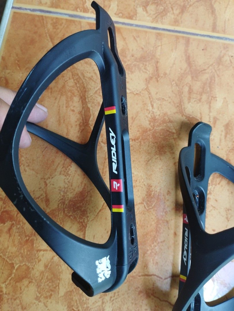 Ridley Bottle Cage (Category: Bicycles) located in San Fernando. Submitted by nerosales (Listing ID 1436143484, Image 2). Description: Ridley Bottle Cage 800 pesos only for the PAIR Shipping: J&T Payment: Gcash NO COD / NO COP.