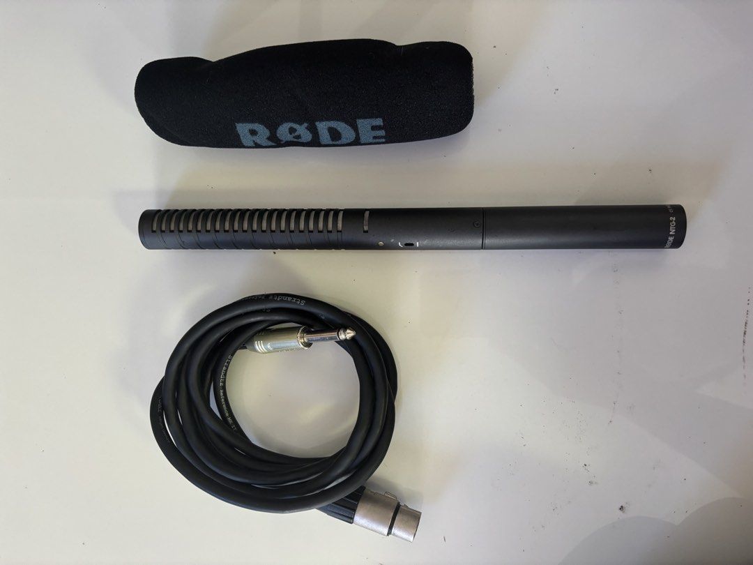 Rode NTG 2 (Category: Video Cameras) located in Binan City. Submitted by albert.gem (Listing ID 1436285946, Image 3). Description: Rode Mic NTG 2 Xlr to pl cable Filter No box.