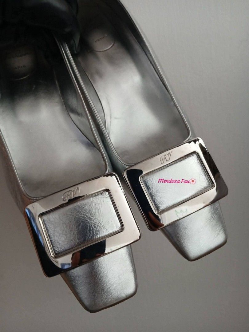 ROGER VIVIER square low heels 37 (Category: Sneakers & Footwear) located in Iba. Submitted by kuripot_socialite (Listing ID 1436101063, Image 3). Description: Guaranteed orig. FLAWLESS ✔️LAYAWAY.