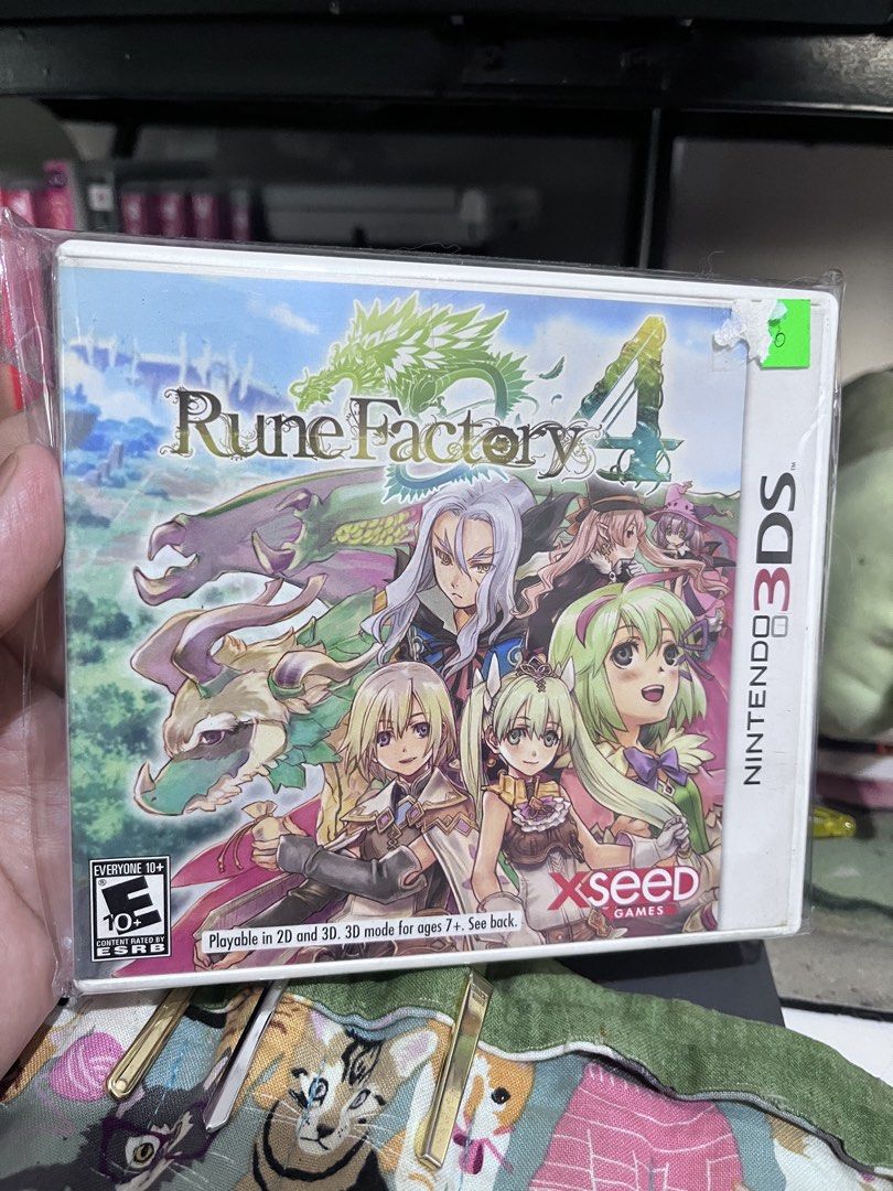 Rune Factory 4 for 3ds (Category: Nintendo) located in Quezon City. Submitted by ArtsyLife1012 (Listing ID 1436150273, Image 1). Description: Rune Factory 4 for 3ds Complete 1k Grab/lalamove Loc: Tandang Sora, Qc Gcash/BPI.