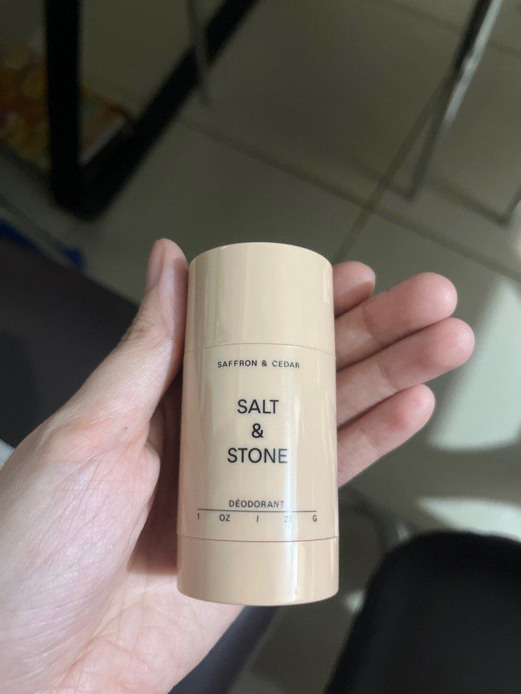 Salt & Stone deodorant - Saffron & Cedar (Category: Body Care) located in Dagupan City. Submitted by nmcmp4 (Listing ID 1436197956, Image 1). Description: •Bought in US Sephora •Never been used .