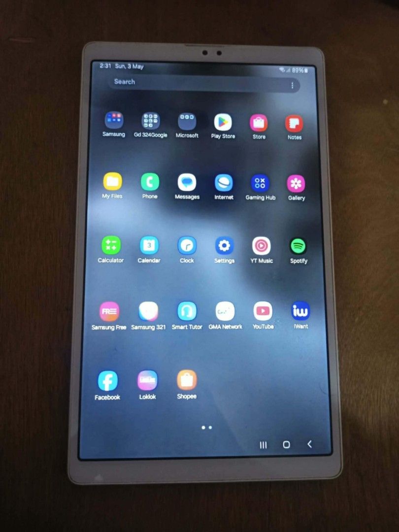 Samsung tablet Galaxy Tab A7 Lite (Category: Android) located in Manila. Submitted by katzkleinblake (Listing ID 1436183826, Image 2). Description: no issues. functional. .