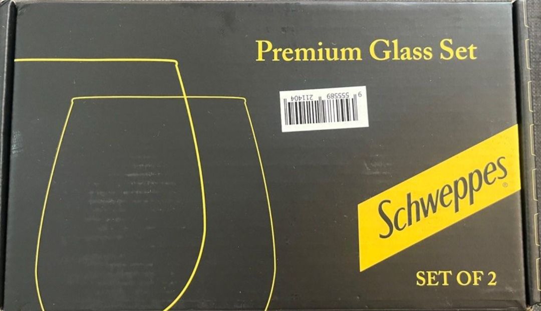 Schweppes Premium Glass Set (Set of 2)