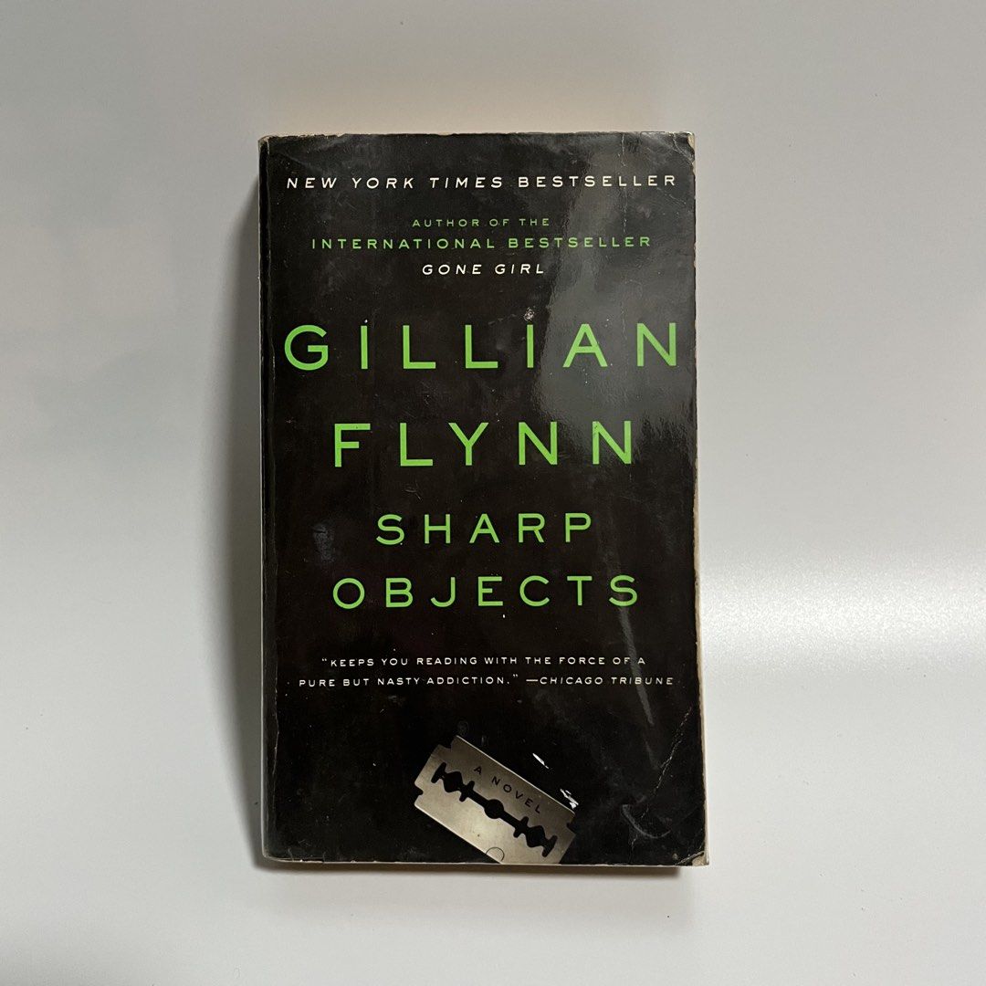 Sharp Objects by Gillian Flynn (Category: Storybooks) located in Makati City. Submitted by selle__ (Listing ID 1436243411, Image 1). Description: — US Paperback edition. — Complete pages, visible foxing but it doesn’t affect the experience of reading. — Has plastic cover. — MOP: GCash, Cash, Bank Transfer — MOD: Meet up, Lalamove, J&T — LOC: Evangelista, Makati / Morayta, Manila / San Antonio, Parañaque.
