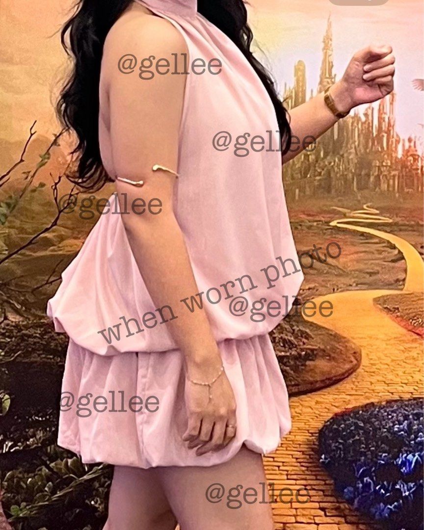 SHEIN [Pre-loved] Pink Halter Dress (Category: Dresses) located in Pasig City. Submitted by gellee (Listing ID 1436205233, Image 3). Description: - Pre-loved - Used twice only - can still slightly nego the price - Please check the size in the attached photo - for delivery only (buyer must shoulder the sf) For reference, my height is 4’11.