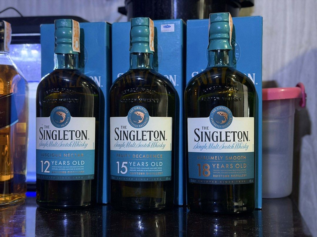 Singleton 12 15 18 700Ml (Category: Beverages) located in Taguig. Submitted by bella.xoxo (Listing ID 1436228726, Image 1). Description: onhand & ready to ship 🖇️ SINGLETON 12 700 Ml (1.5k) 🖇️ SINGLETON 15 700 Ml (2k) 🖇️ SINGLETON 18 700 Ml (3.2k) mop: gcash, maribank mod: lalamove 📍 LOCATION: TAGUIG / MAKATI 📩 DM FOR INQUIRIES .