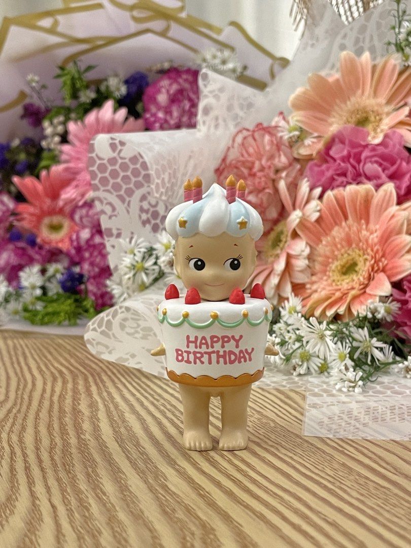 Sonny Angel Birthday Cake Series (Category: Designer & Blind Box Toys) located in Baguio. Submitted by allysltc (Listing ID 1436122948, Image 1). Description: - No box and foil.