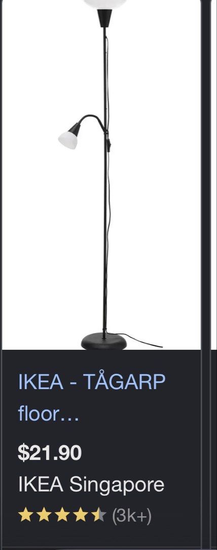 standing lamp Ikea445584427892101122
