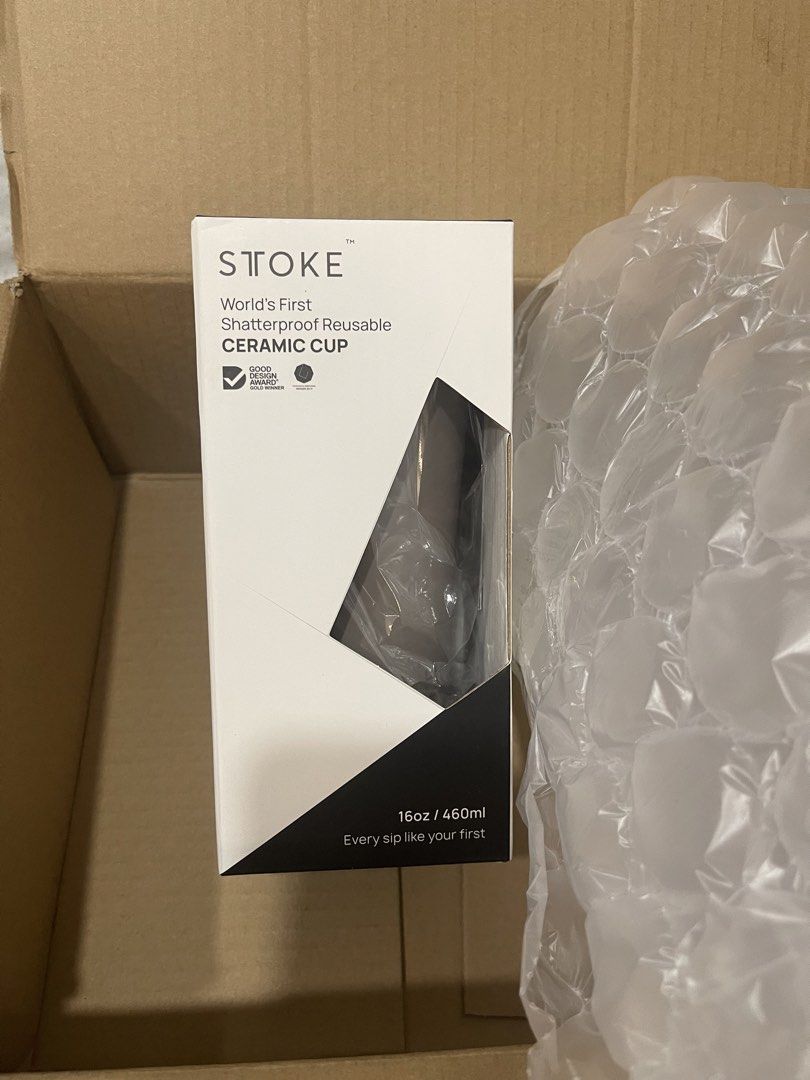 STTOKE 16oz Leakproof Ceramic Insulated Cup - Willow Grey446024024631562241