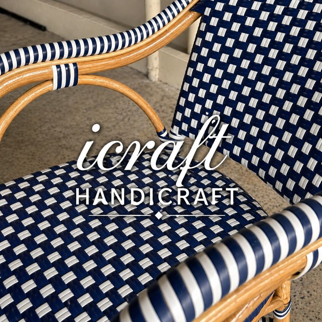 Synthetic Bistro Armchair 01 (Category: Chairs) located in Pasig City. Submitted by icraft_handicraft (Listing ID 1436196312, Image 1). Description: 📍 Visit Us: #31 Lot 7 Block 9 F. Legaspi St., Maybunga, Pasig City 1607 📌 Waze Pin: Icraft Handicraft Products Wholesaling 🛣 Landmark: Near Flying V Gasoline Station, across from Singin Glass & Aluminum Supply 🕗 Business Hours: Monday–Saturday, 8:00 AM – 7:00 PM .