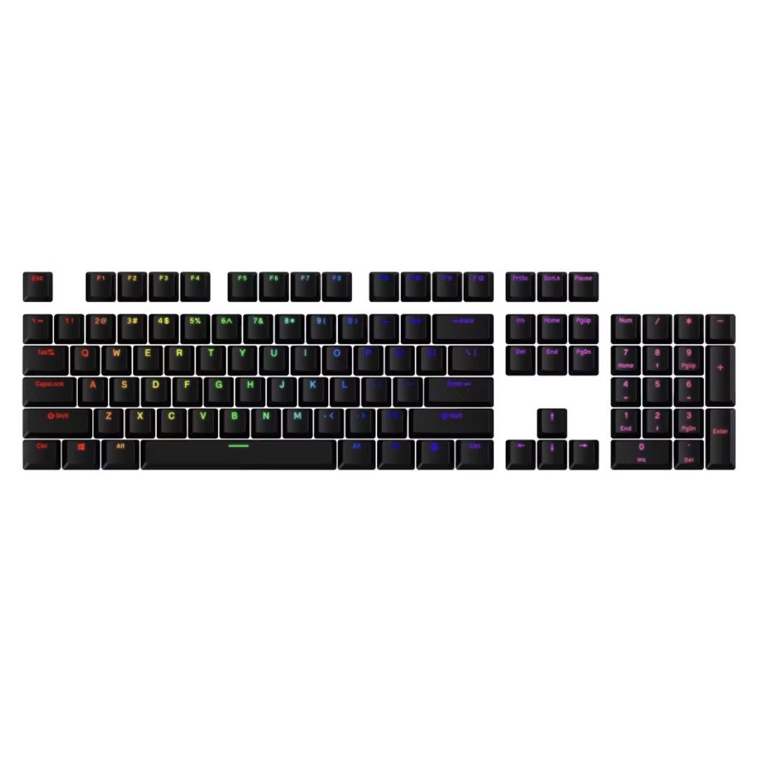 Tecware PBT Pudding Keycap Set (Black)445816405283328000