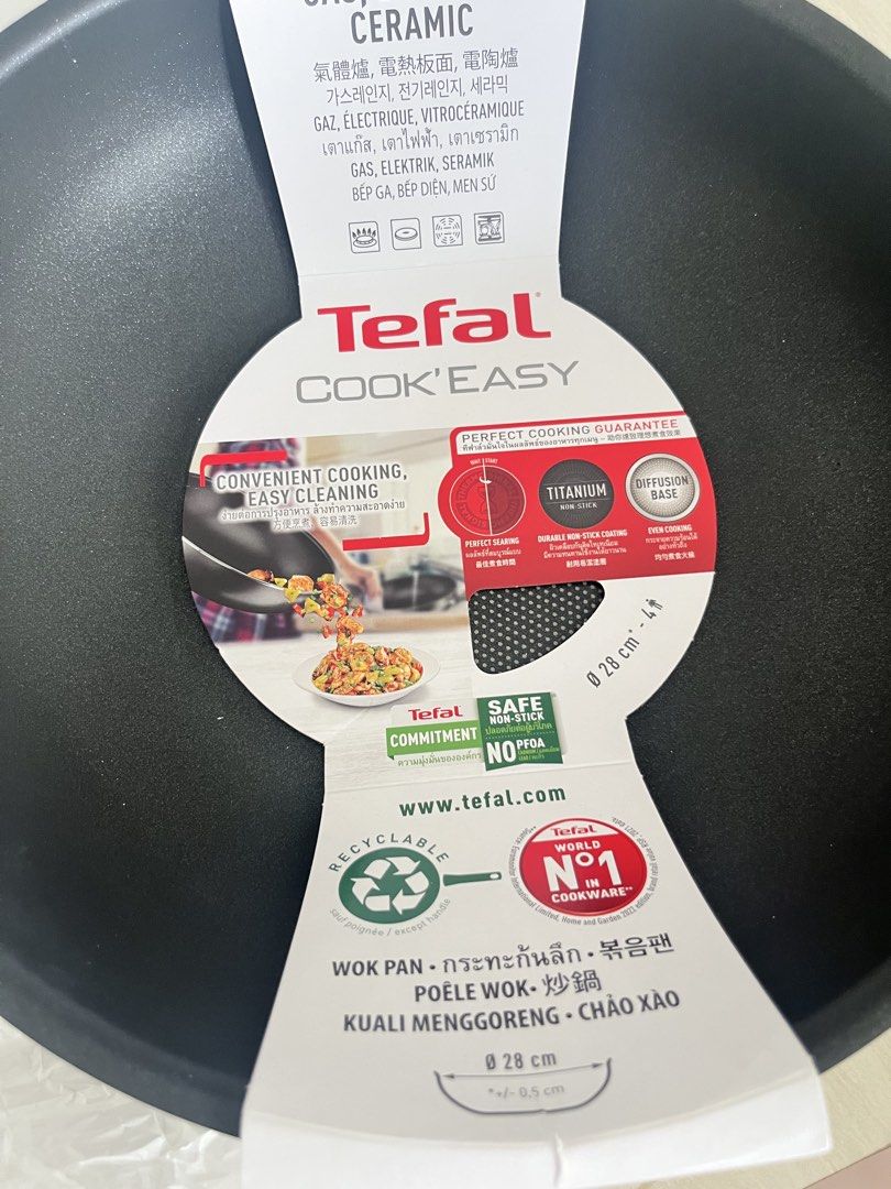 Tefal Cook Easy Wok Pan - 28cm445497543251077125