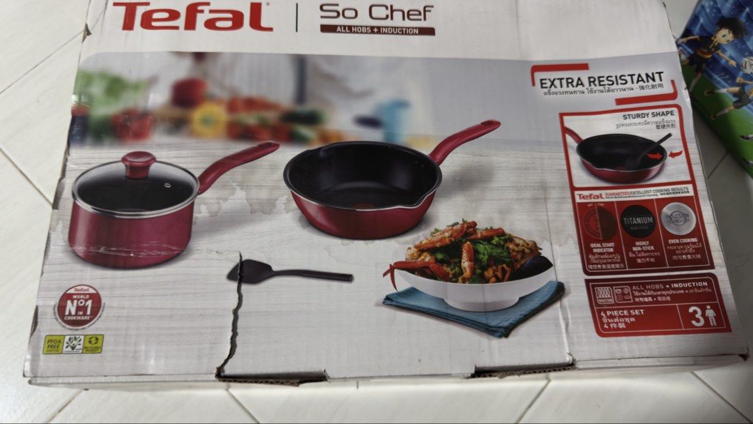 Tefal cooking set , 4 pieces