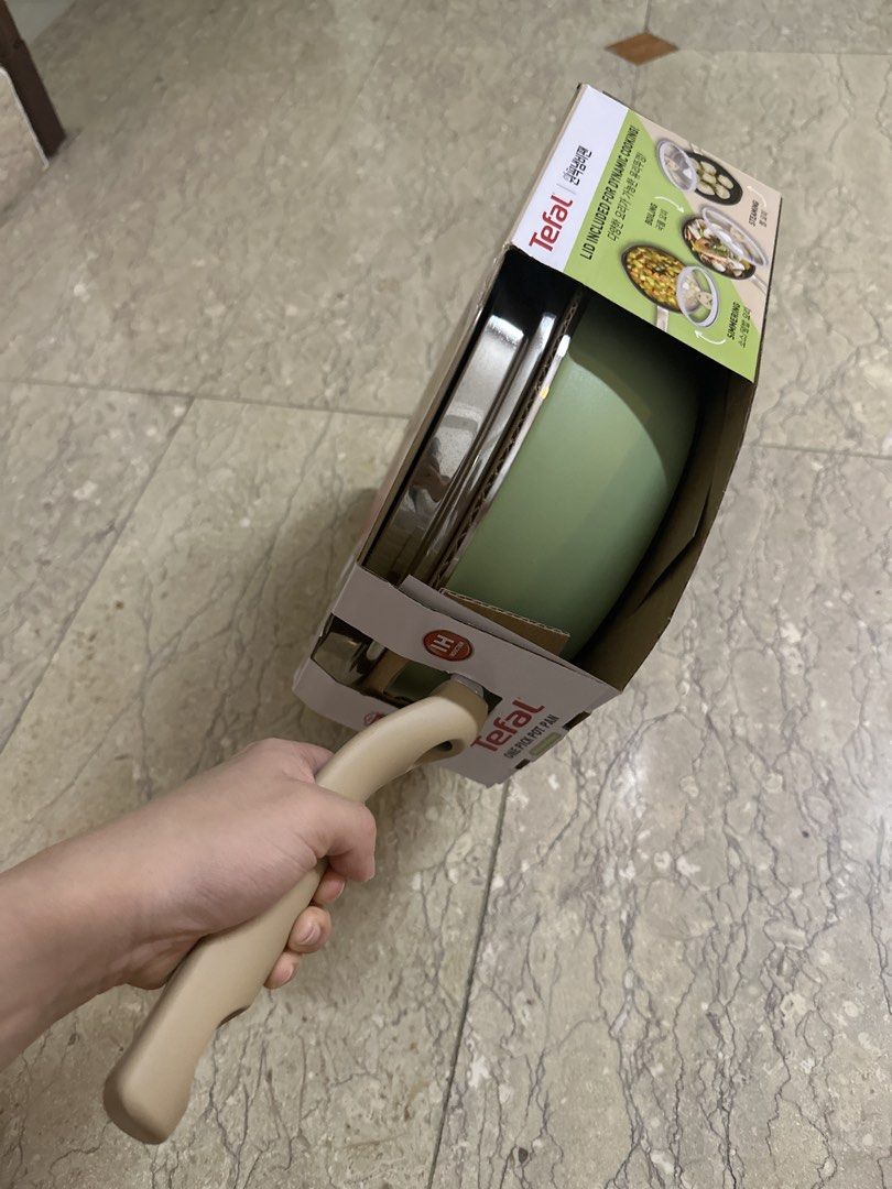 Tefal one pick pot pan avocado green446002998259886081