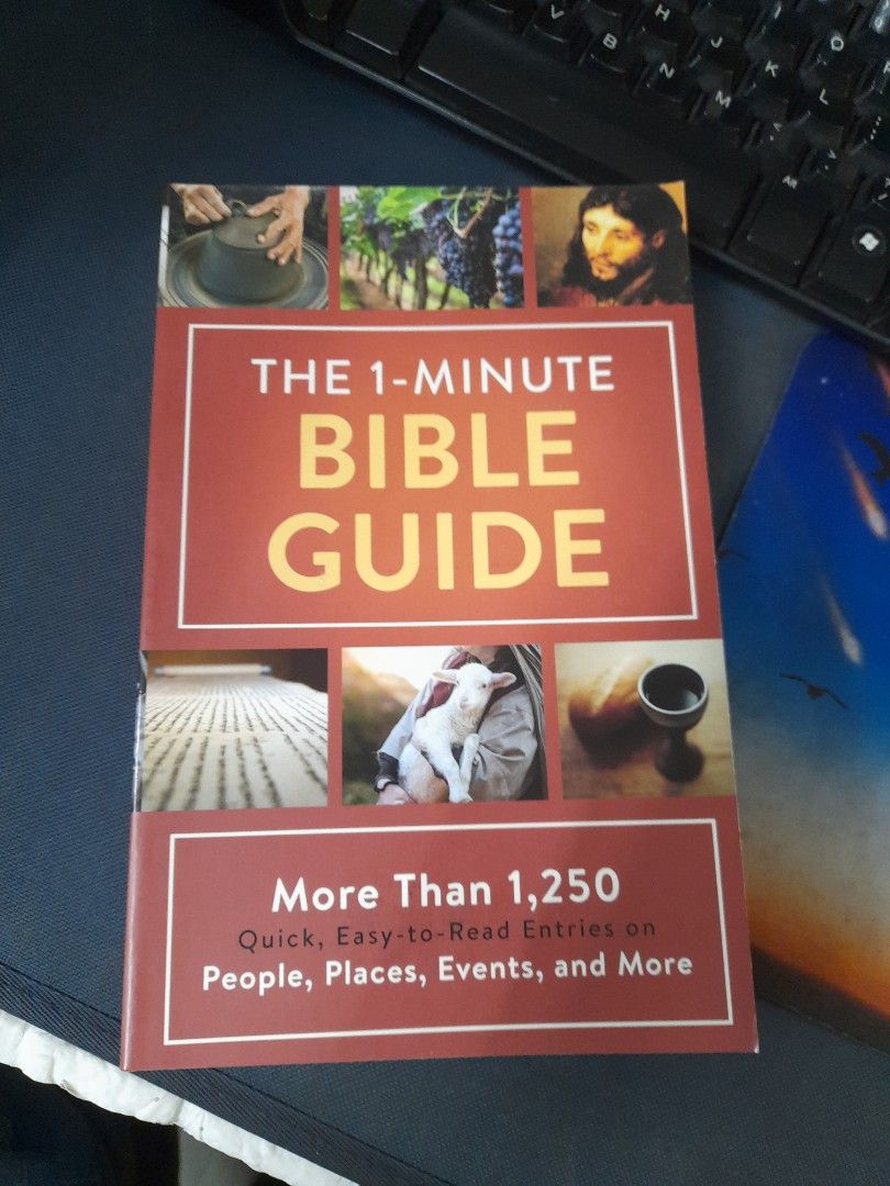 The 1-Minute Bible Guide (Category: Religion Books) located in Pasay City. Submitted by ayin3 (Listing ID 1436117220, Image 1). Description: - Over 1,250 entries on Bible figures, locations, and events. - Quick and easy-to-read descriptions. - Includes references for further study. - Covers figures of speech, questions, and ideas. - Learn key elements of the Bible in 60 seconds or less..