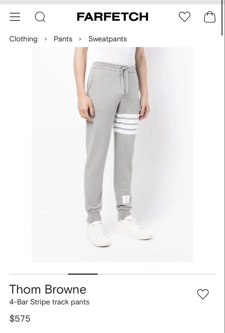 Thom Browne Jogger Pants (Category: Joggers) located in Kabankalan. Submitted by secondhandgems2 (Listing ID 1436181439, Image 2). Description: Size 30-32W x 36L Like New No Flaws.