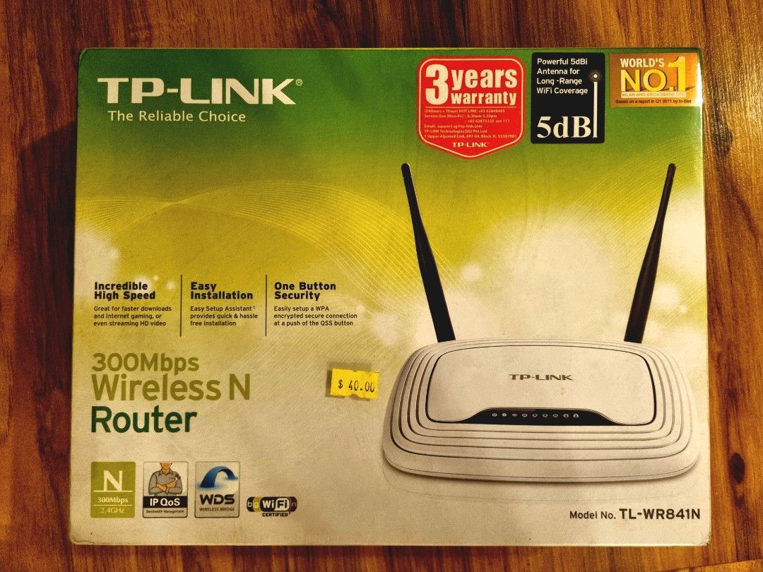 TP-Link 300Mbps Wireless N Router TL-WR841N
